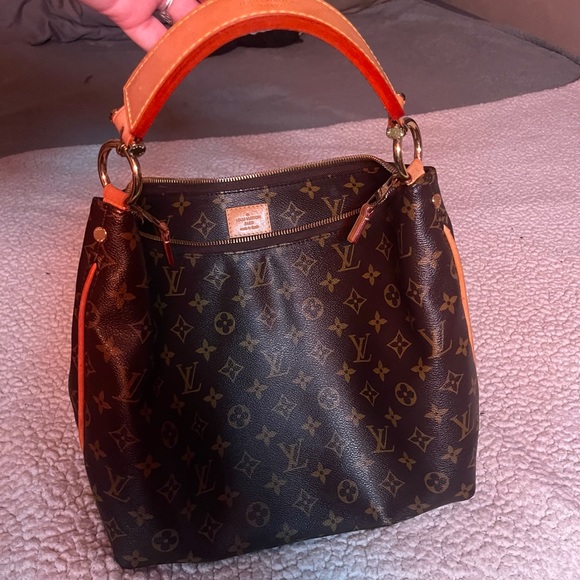 Authentic Louis Vuitton Sully Handbag Monogram Canvas PM - Picture 2 of 5